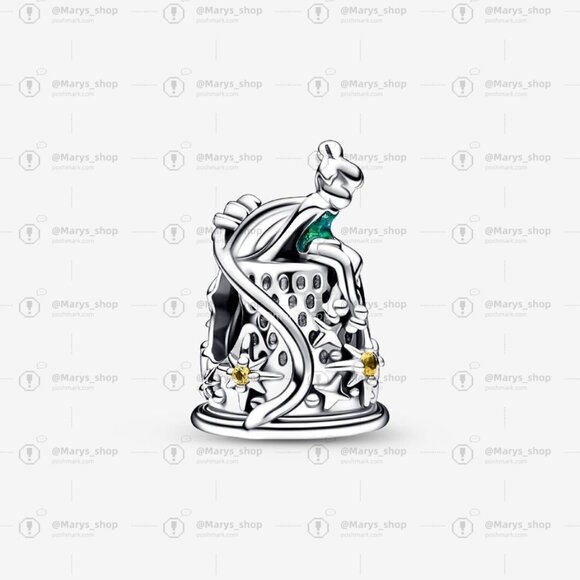 Pandora Disney Tinker Bell Celestial Thimble Charm|Pendant - Picture 1 of 2